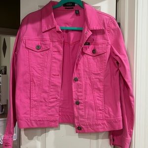 IZOD Pink Denim Jacket
